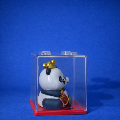 Solar Powered Lucky Panda Waving Toy – Auto Hand Moving Dashboard Decor