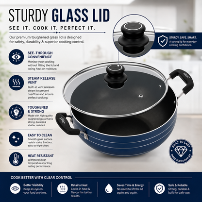 VIKAS Deep Kadai versatile cooking utensil in kitchen