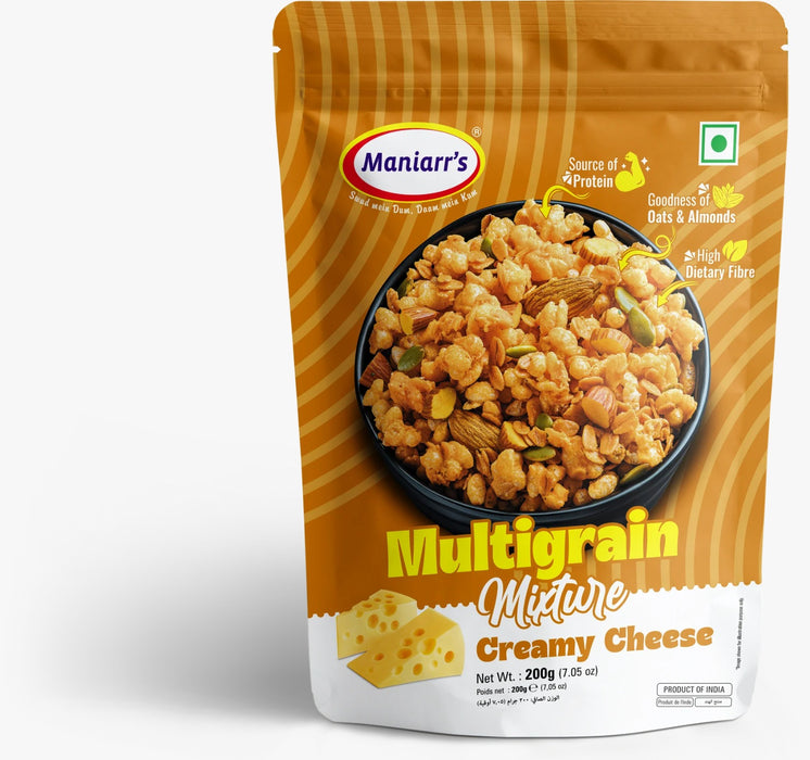 Maniarr's Creamy Cheese ROASTED MULTIGRAIN MIXTURE (200Gm)