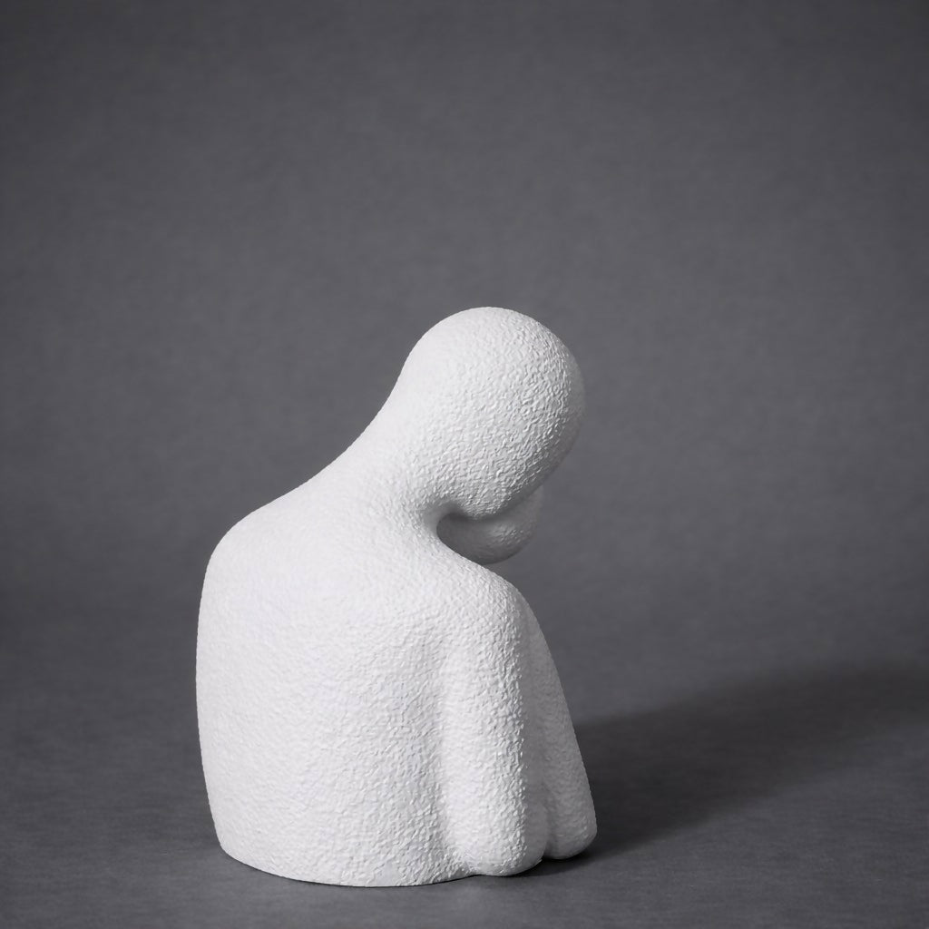 Abstract Couple Holding Heart Decorative Showpiece for Home and Office