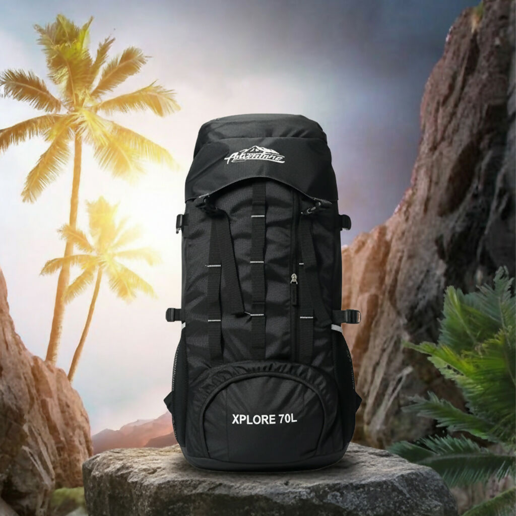 Xplore 70L Adventure Trekking Backpack – Heavy-Duty Hiking Rucksack with Multiple Straps, Large Capacity for Camping, Travel & Outdoor Gear