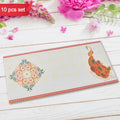 Wedding Gift Envelopes – Premium Handmade Shagun Cards (10 Pc)