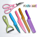 6Pc Kitchen Knife Set – Professional Corrugated Stainless Steel Cutlery