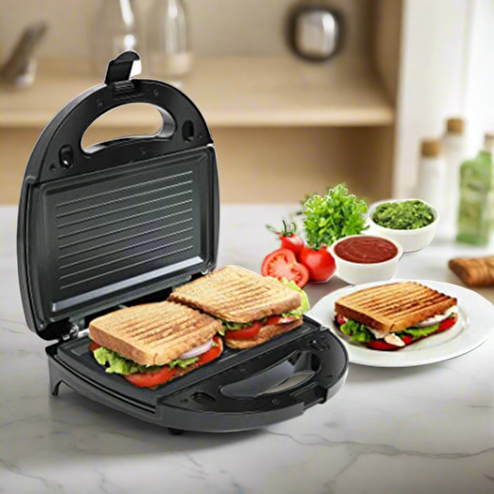 2818 Sandwich Maker Makes Sandwich Non-Stick Plates| Easy to Use with Indicator Lights Sandwich toaster