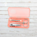Nail Clipper Set – Stainless Steel 4-Pc Travel Manicure Kit | AuriGlam