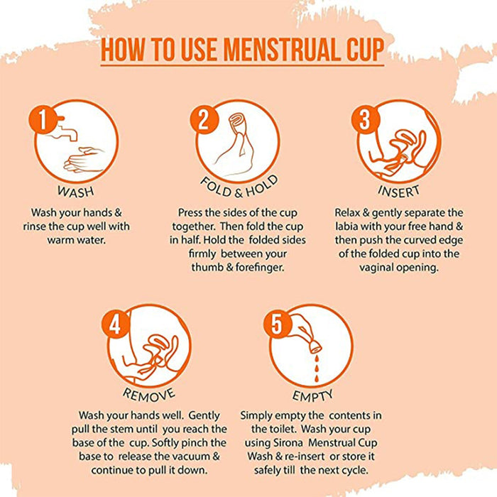 6112B REUSABLE MENSTRUAL CUP USED BY WOMEN AND GIRLS DURING THE TIME OF THEIR MENSTRUAL CYCLE