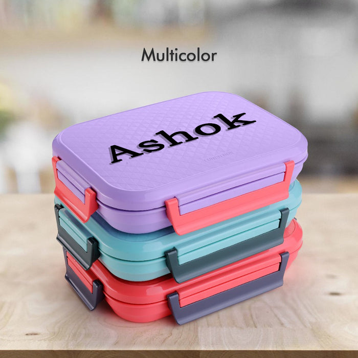 Customized Break Time Lunch Box Steel Plate Multi Compartment Lunch Box Carry To All Type lunch In Lunch Box & Premium Quality Lunch Box ideal For Office , School Kids & Travelling Ideal