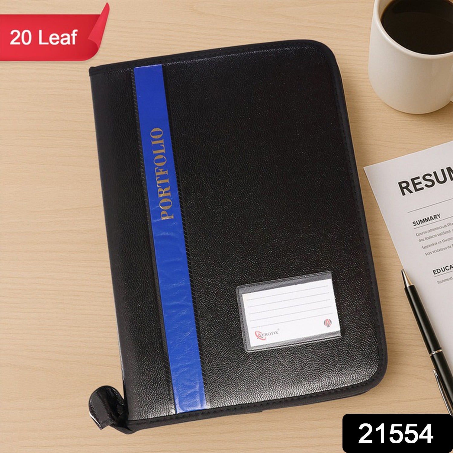 Zipper Portfolio File Organizer