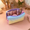 Pastel Makeup & Stationery Organizer Pouch – Stylish & Spacious