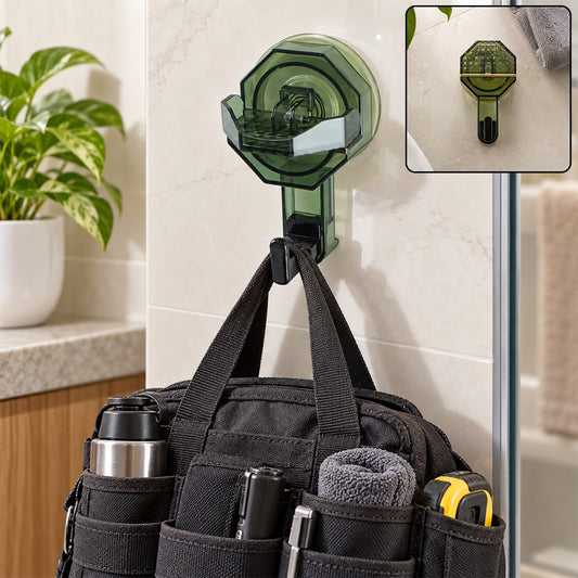 360 Degree Multipurpose Suction Wall Hook for Bathroom, Kitchen and Home