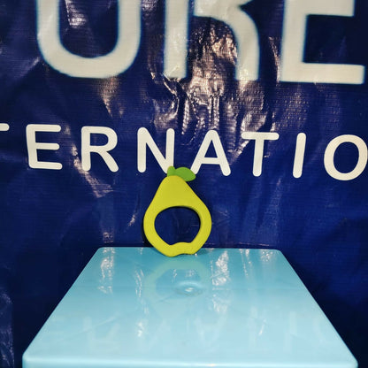 Guava shaped silicone baby teether