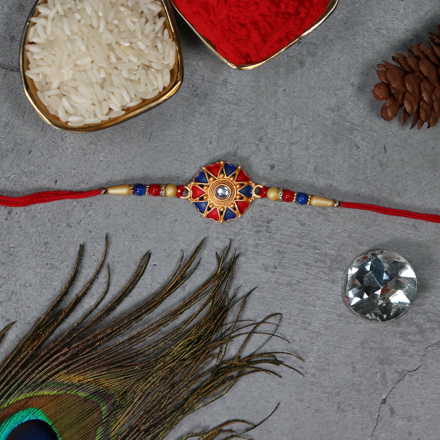 Traditional Rakhi showcasing classic design