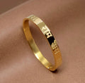 Jay Shree Ram Bracelet – Gold-Plated Stainless Steel | BBJ