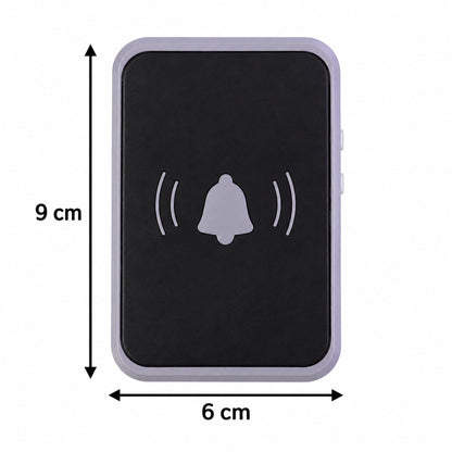 Wireless Doorbell with Push Button, 36 Melodies & Adjustable Volume (1 Set)