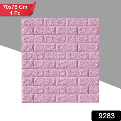 Wallpaper 3D Foam Wallpaper Sticker Panels (70 x 76 Cm / 1 Pc)