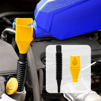 Flexible Plastic Funnel – Spill-Free Car Oil Fuel Filling