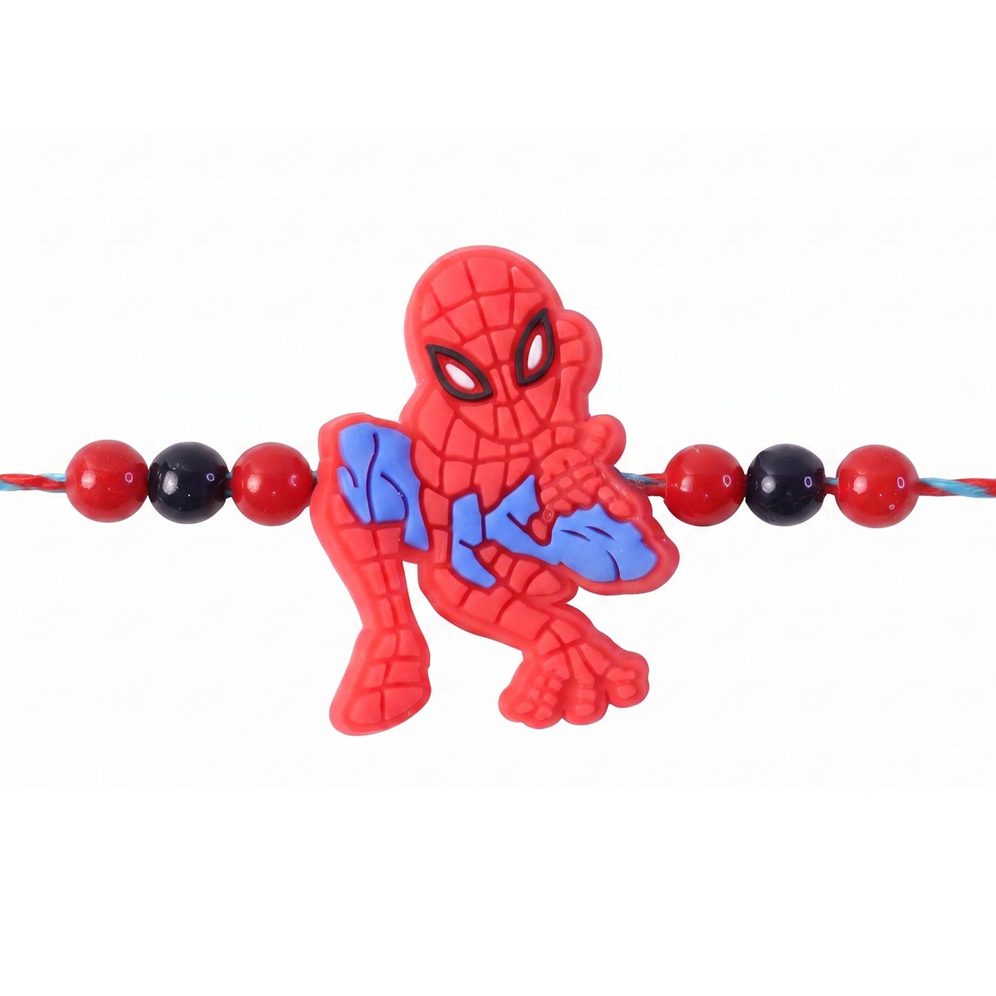 Action Hero Kids Rakhi with Fun Beaded Character Design Style (10pcs)
