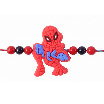 Action Hero Kids Rakhi with Fun Beaded Character Design Style (5pcs)