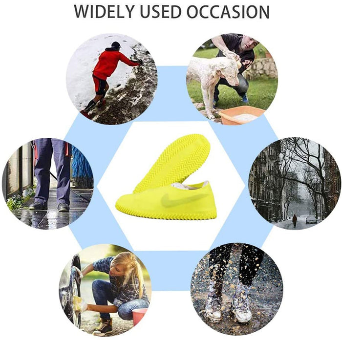 Small Silicone Shoe Covers: Waterproof & Anti-Skid for Rain & Bike