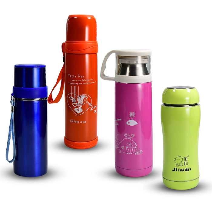 1PC STAINLESS STEEL MIX BOTTLES FOR STORING WATER AND SOME OTHER TYPES OF BEVERAGES ETC.