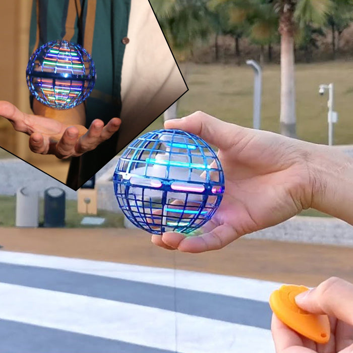 8057 ફ્લાઈંગ બોલ ટોય્સ, યુએસબી રિચાર્જેબલ બિલ્ટ-ઇન આરજીબી લાઈટ્સ 360° રોટેટિંગ મેજિક કંટ્રોલર, ફ્લાઈંગ ઓર્બ બોલ બૂમરેંગ મિની પ્રો સ્પિનર ​​બ્લાસ્ટોઈઝ ટોય્ઝ