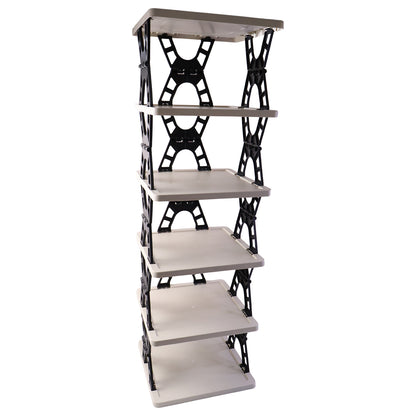 heavy duty foldable 6 shelf rack