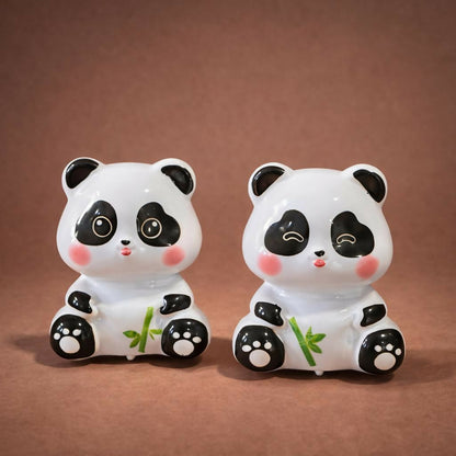 Cute Panda Pull Back Toy Car for Kids Fun Mini Cartoon Toy