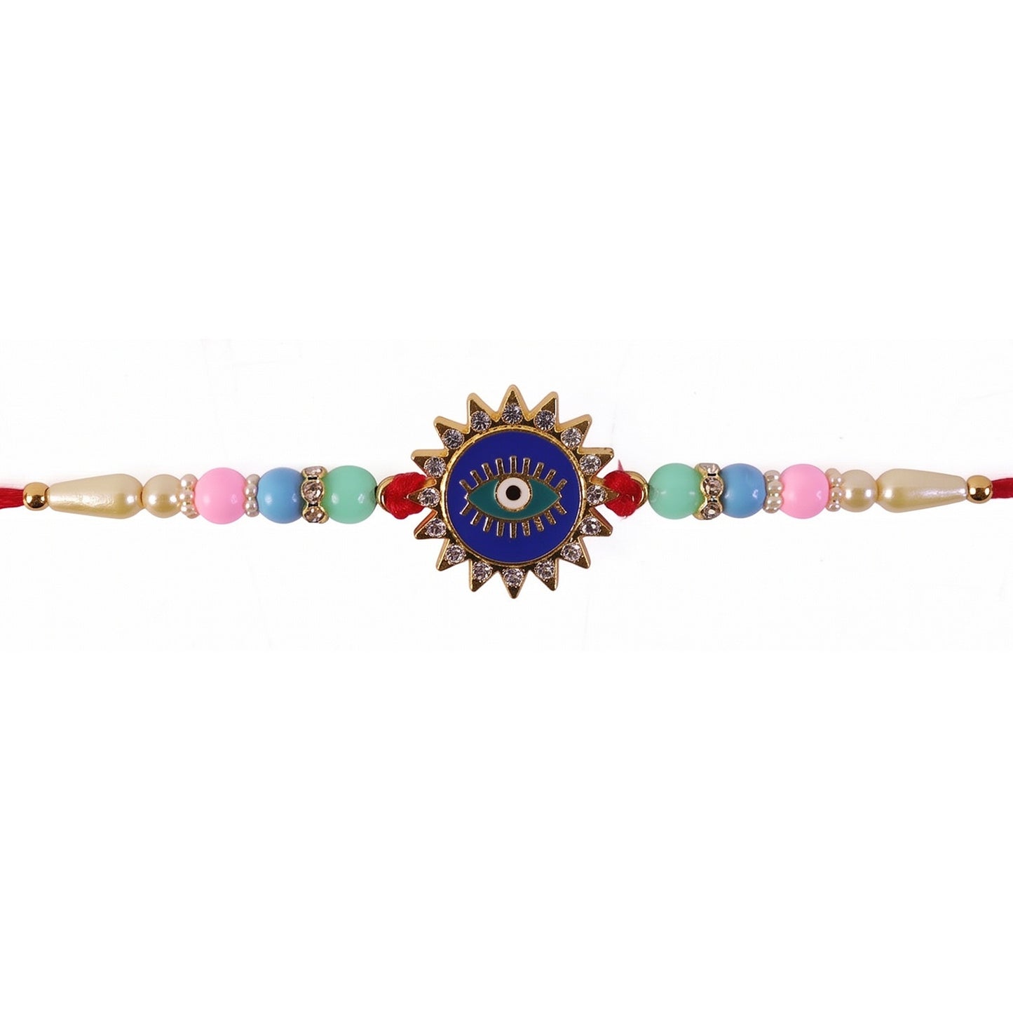Evil Eye Sun Rays Designer Rakhi