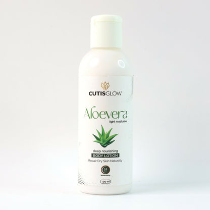 EyeletAloe Vera Deep Nourishing Body Lotion – Light Moisturizer for Hydrated & Soft Skin, Daily Skin Care with 24-Hour Moisturization (100ml)