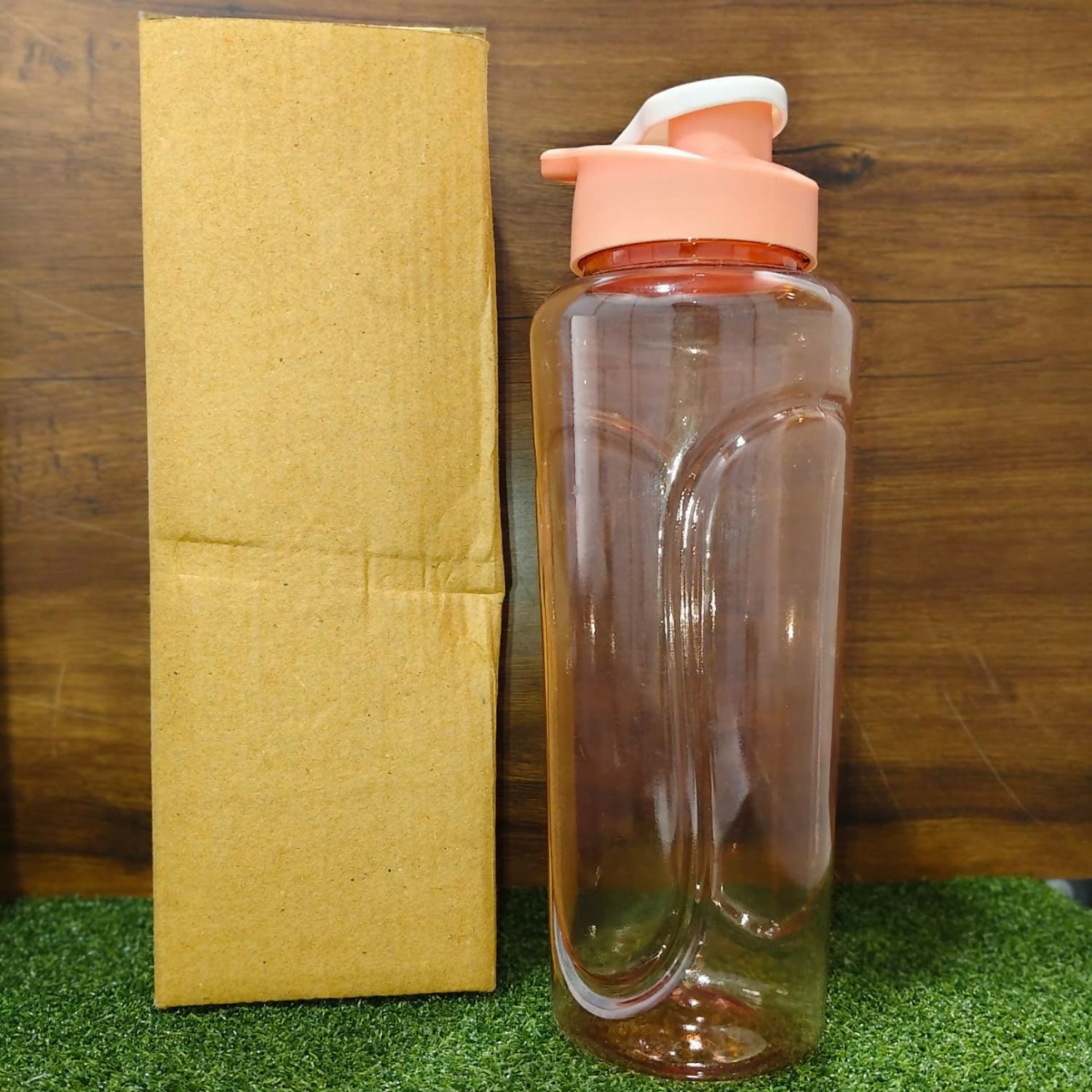 Gym Water Bottle with Flip Lid Multi Color Leakproof Sports Bottle (1 Litre)