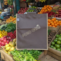 Polo Club Reusable Shopping Bag – Multicolor Tote with Multicolor Trim & Handle