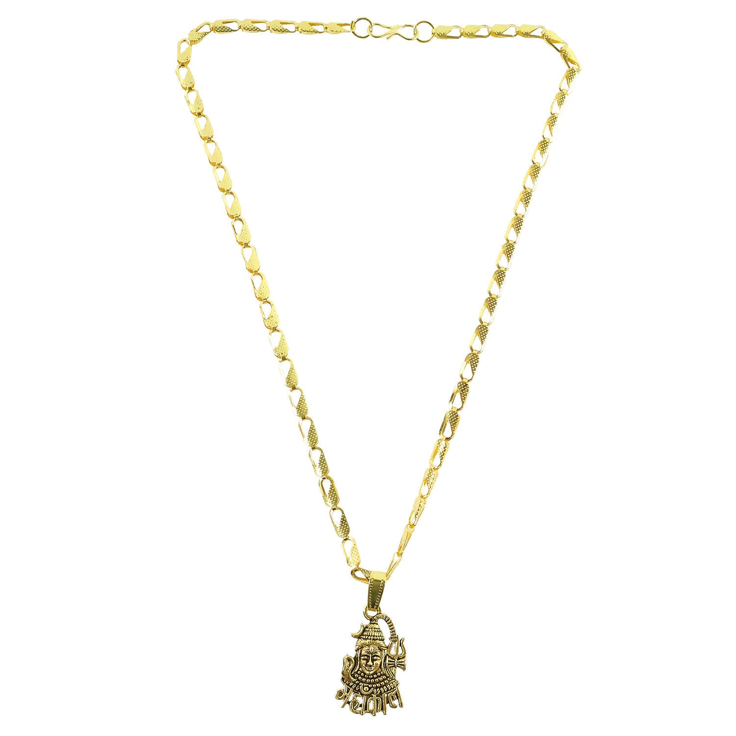 Lord Mahakal Pendant with Chain – Divine Strength Necklace