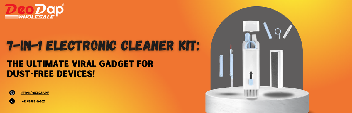7-in-1 Electronic Cleaner Kit: The Ultimate Viral Gadget for Dust-Free Devices!