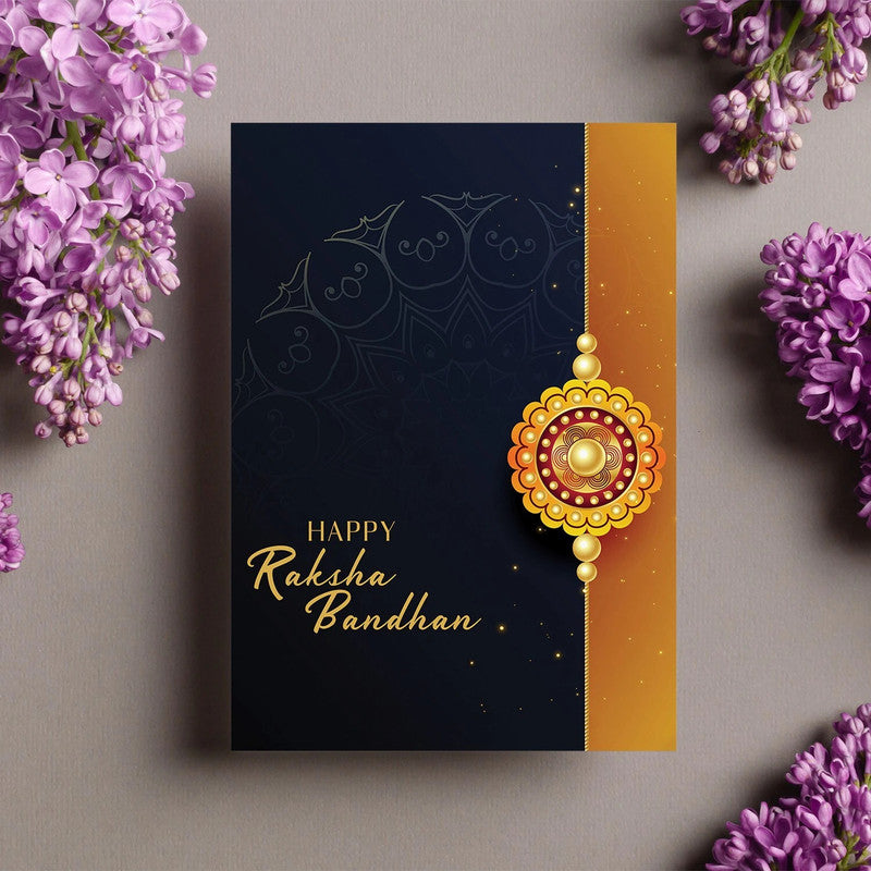 periapt Designer Rakhi Set for Brother | Fancy Rakhi | Handmade Rakhi | Rakhi with card