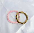 Rose Quartz Bracelet with Buddha Head – Natural Reiki Crystal Set