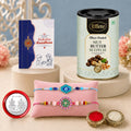 Evil Eye Rakhi Combo – Raksha Bandhan Gift with Choco Butterscotch