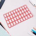 Writable Label Sticker Sheet – Bold Red Border for Easy Identification