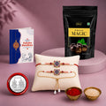 Rakhi for Brother with Chocolate Magic - Raksha Bandhan Gift, Pack of 5