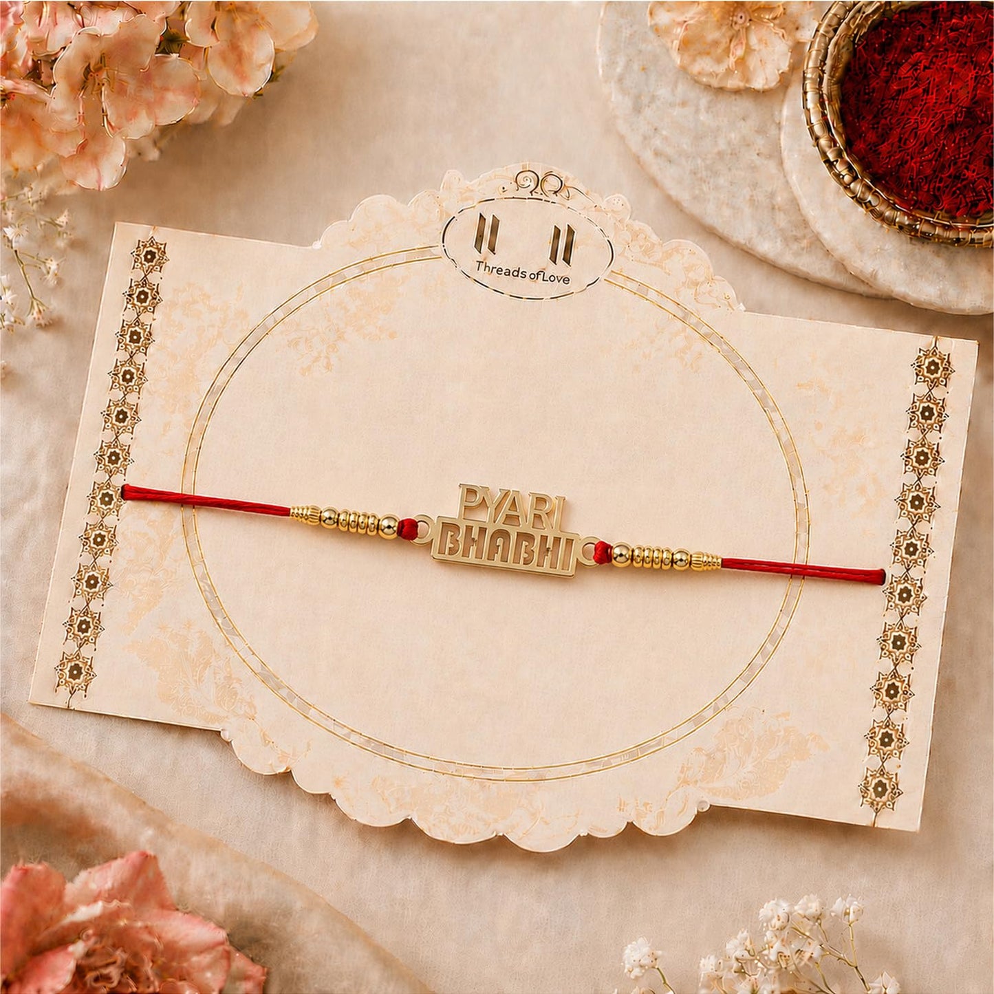 Rakhi for Brother with Chocolate Beats 32gm - Raksha Bandhan Gift Set, Pack of 5