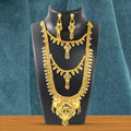 Brass Gold Rani Haar Necklace Set – Elegant Traditional Jewellery