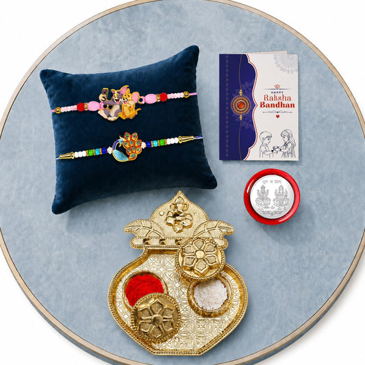 Tom & Jerry Cartoon, Peacock Multicolor Rakhi for Brother & Bhaiya | Pack of 6