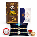 Kids Rakhi for Brother with Chocolate Cream Biscuit 60gm, Coin & Card, Pack of 7