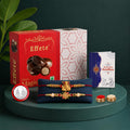 Ganesha Rakhi for Brother with Chocolate 32gm - Rakshabandhan Gift Set, Pack of 6