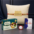 Rakhi for Brother with Butter Scotch 32gm - Raksha Bandhan Gift Set, Pack of 5
