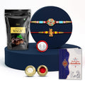 Sweet Celebration Rakhi for Brother with Choco Magic Pouch, Roli Tikka, Pack of 6