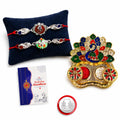Om Ganesh Rakhi Combo Raksha Bandhan Gift Pack of 6