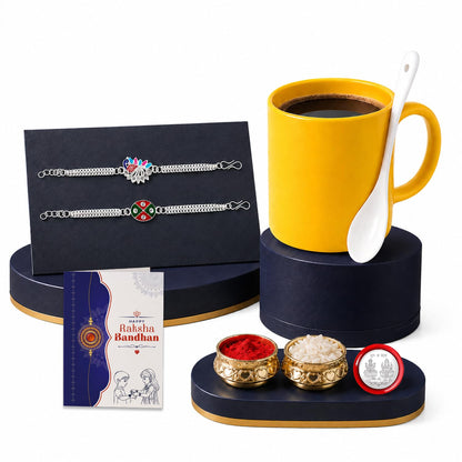 Designer Elegant Multicolor Rakhi Combo for Brother Bhaiya Bhai | Pack of 6