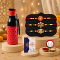 Designer Elegant Multicolor Round & OM Rakhi Combo for Brother Bhaiya | Pack of 7