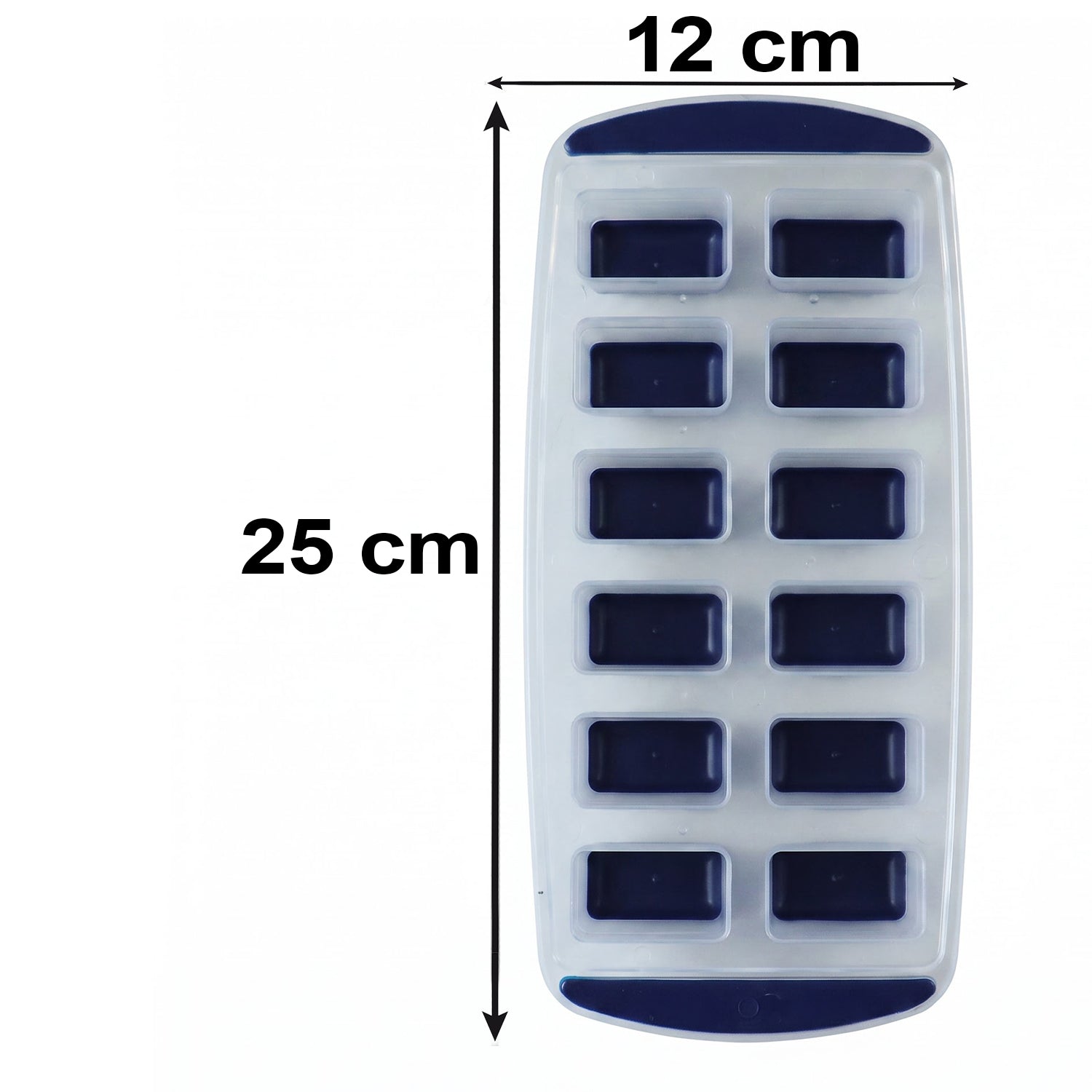 Ice cube tray size reference