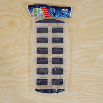 Plastic ice cube tray live packed photo